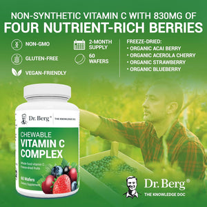 Dr. Berg Vitamin C Complex 100% Natural Organic Berries