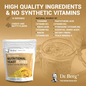 Dr. Berg Premium Nutritional Yeast Flakes